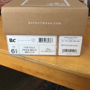 Vegan style comfort sandels made by BC